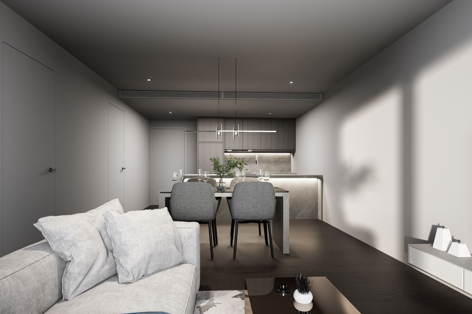 Interior view of 2 Bedroom Apartment for Sale at Next Point Condominium, Rawai