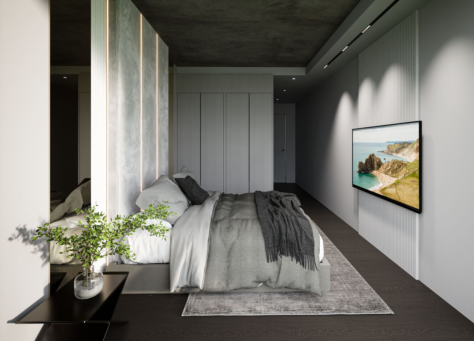 Interior view of 3 Bedroom Penthouse Apartment for Sale at Next Point Condominium, Rawai
