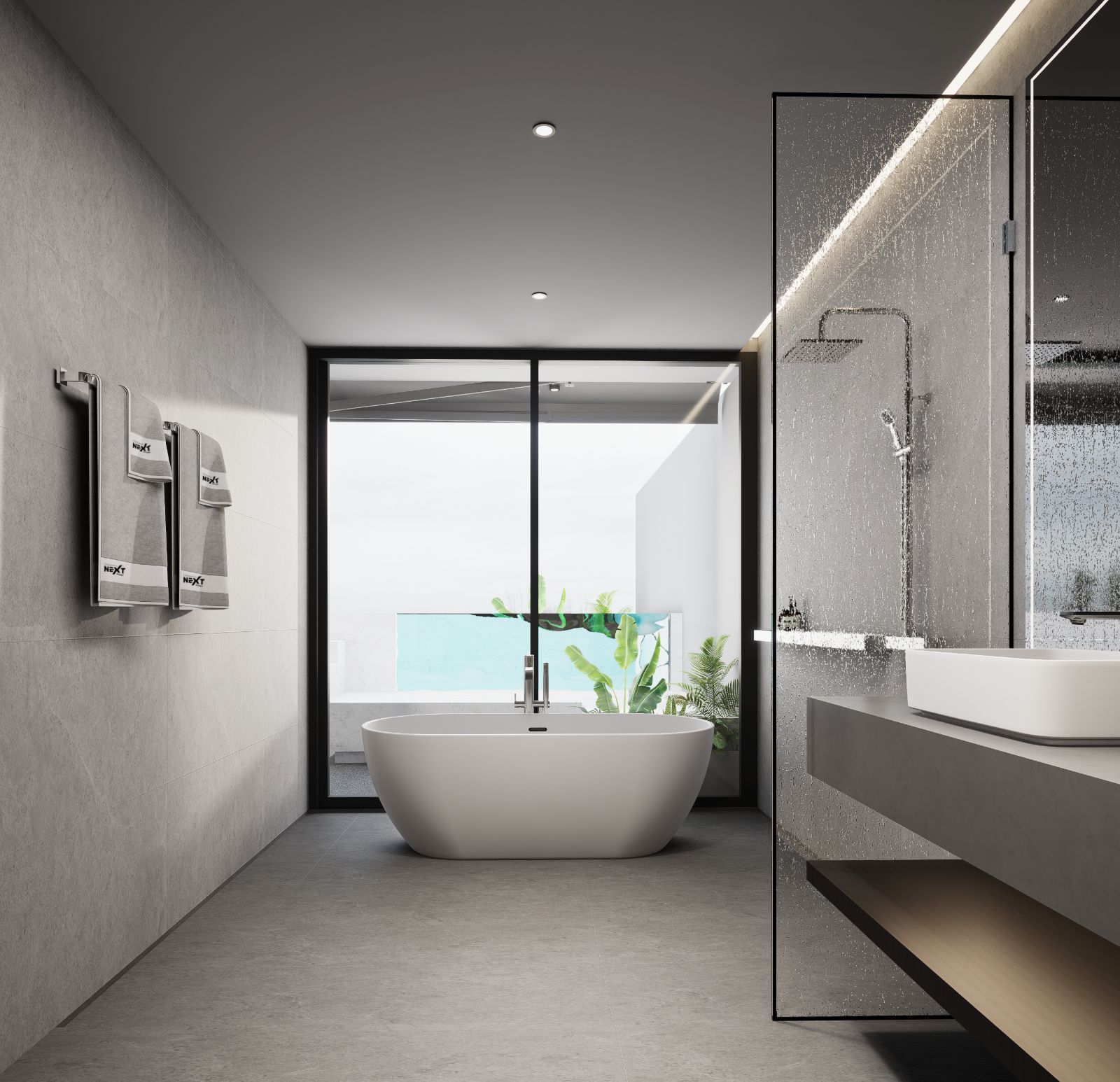 Interior view of 3 Bedroom Penthouse Apartment for Sale at Next Point Condominium, Rawai