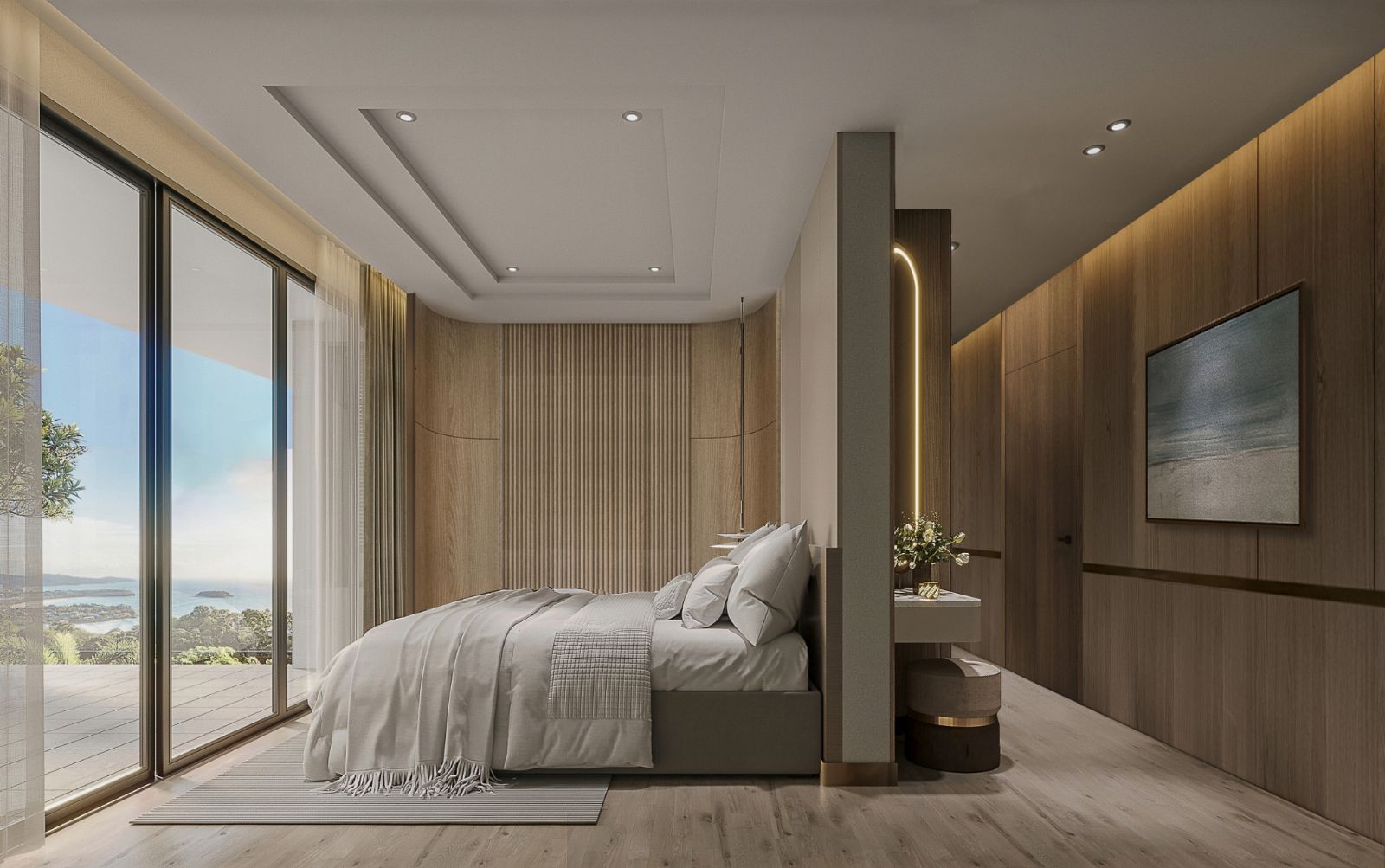 Interior view of Large Luxury 2-Bedroom Abov Patong Condo for Sale