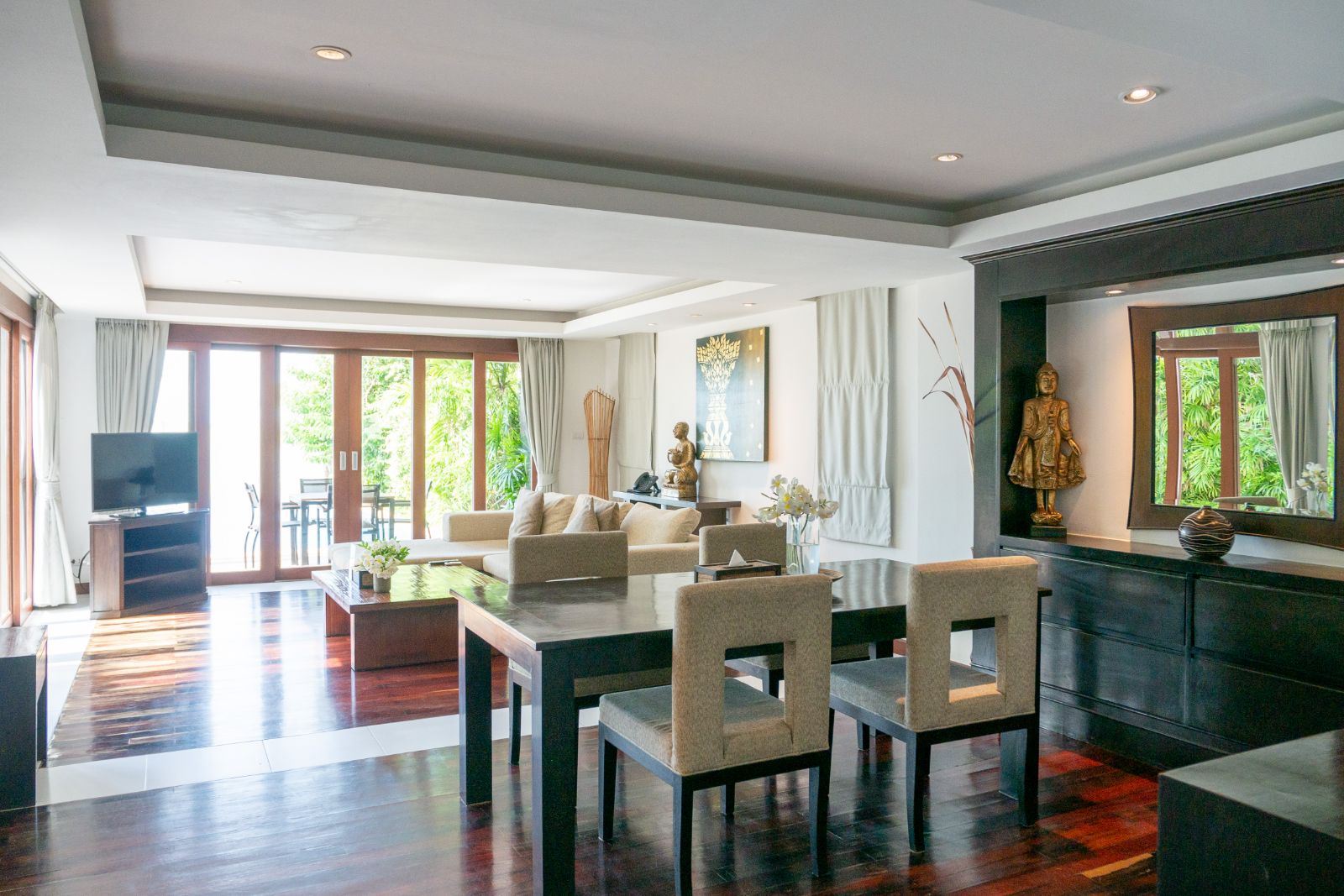Interior view of Beachfront Two-Bedroom Pool Villa at Barcelo Coconut Island – Koh Maprao