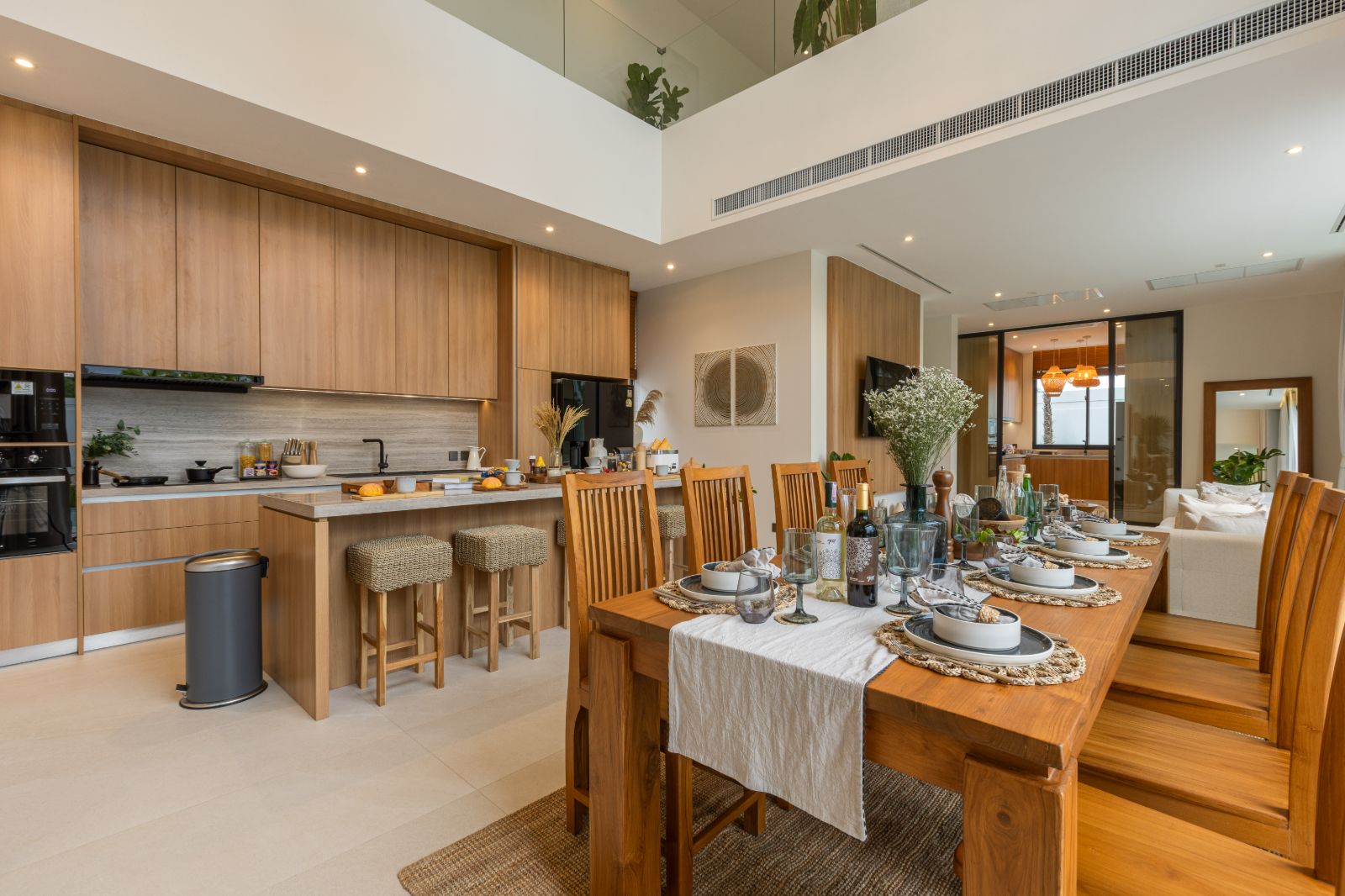 Interior view of Luxurious 5 Bedroom Private Pool Villas at Mouana Grande, Chalong