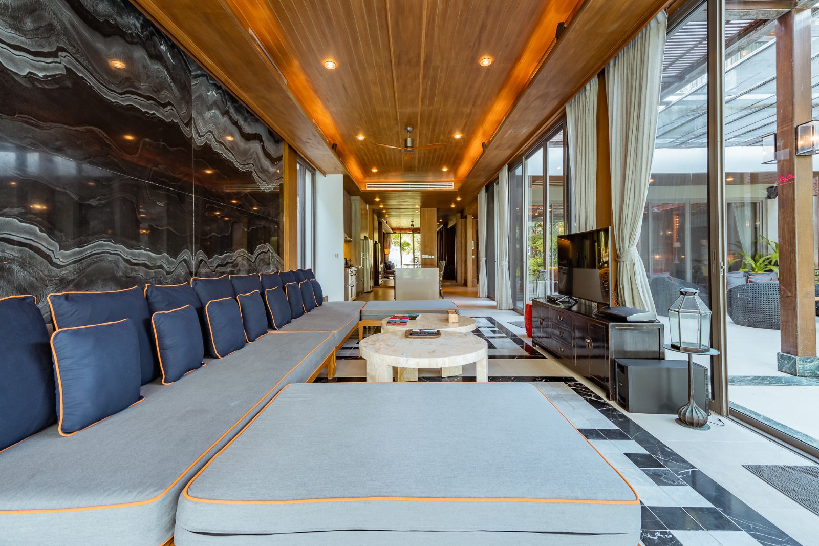 Interior view of 5 Bedroom Absolute Beachfront Luxurious Villa at Baba Beach Club