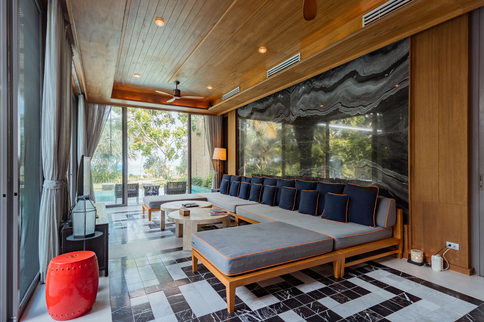 Interior view of 5 Bedroom Absolute Beachfront Luxurious Villa at Baba Beach Club