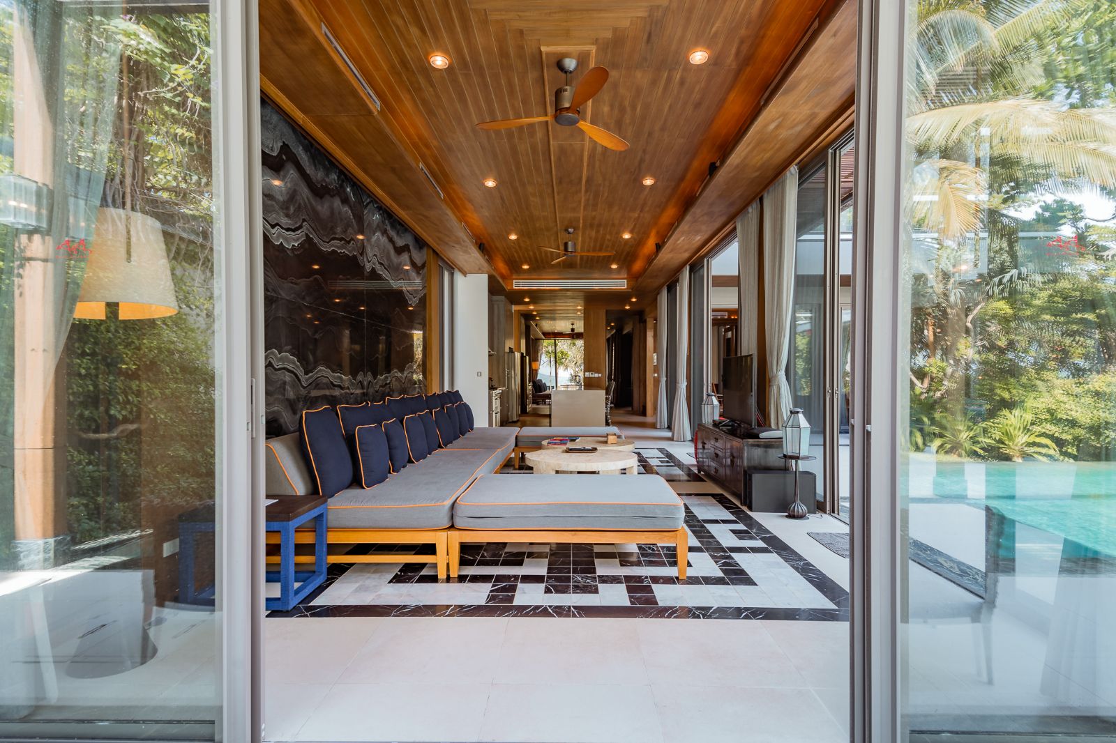 Interior view of 5 Bedroom Absolute Beachfront Luxurious Villa at Baba Beach Club
