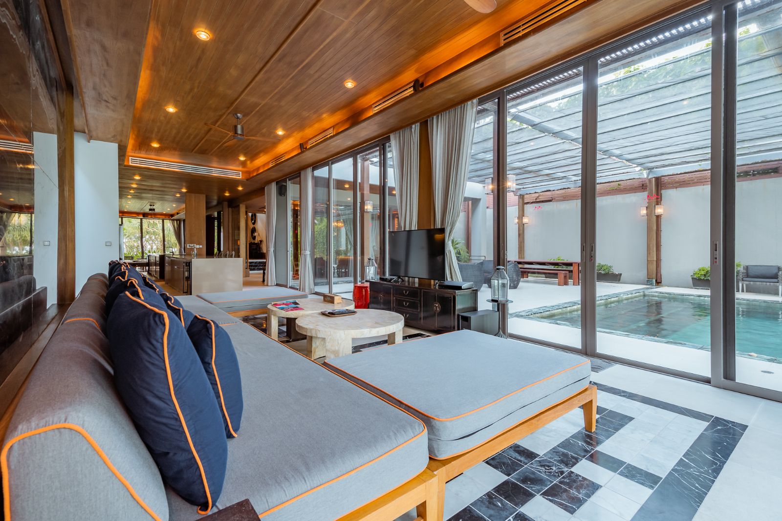 Interior view of 5 Bedroom Absolute Beachfront Luxurious Villa at Baba Beach Club
