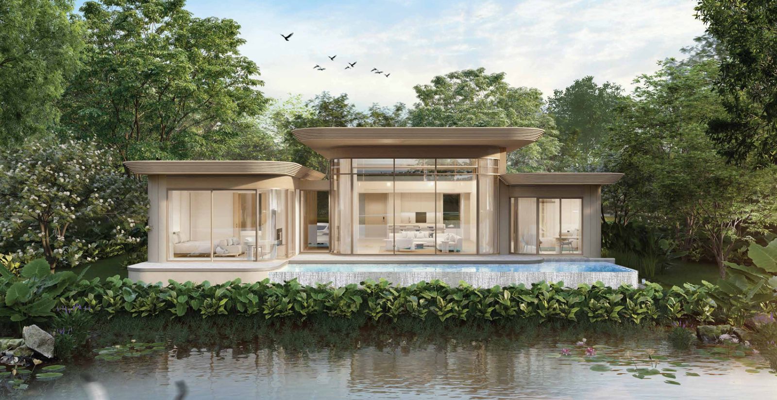 2 Bedroom Lakefront Tri Vananda Nanda Villa in Phuket’s Landmark Wellness Community