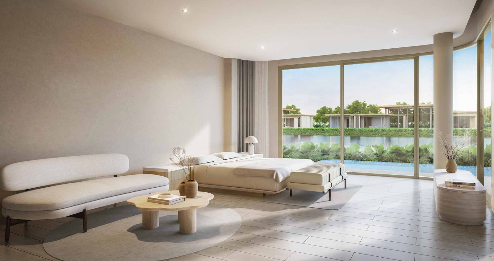 Interior view of 4 Bedroom Lakefront Nanda Villa for Sale in Tri Vananda - Phuket’s Landmark Wellness Community