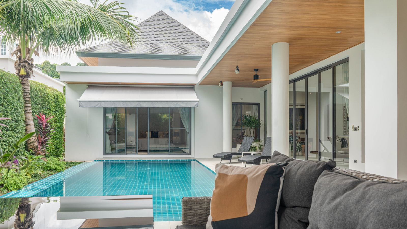 Interior view of Ready-to-move in 3-Bedroom Bangtao Breeze Pool Villa for Sale