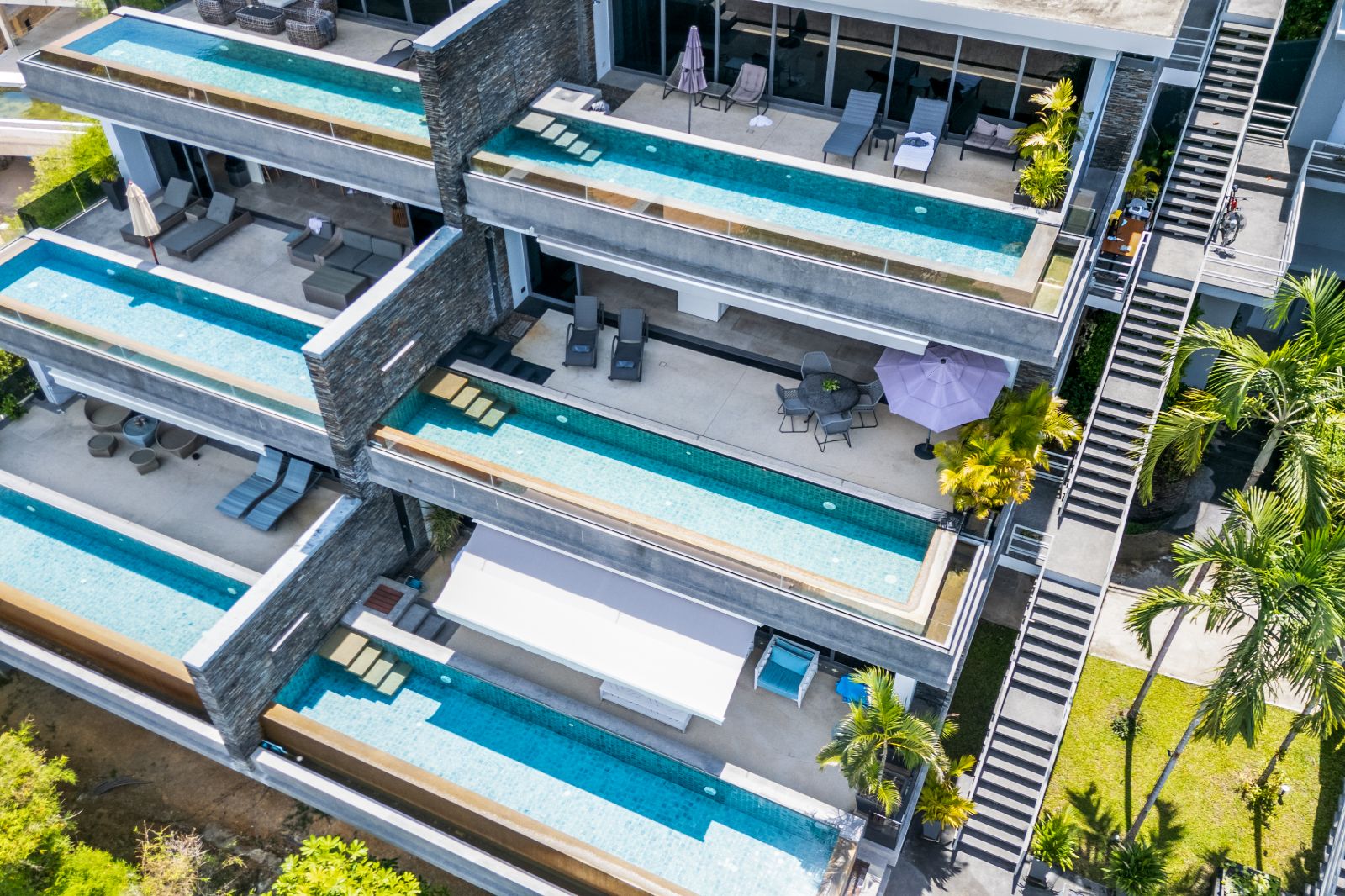 Interior view of 3 Bedroom Sea View Penthouse with Private Infinity Pool in Layan