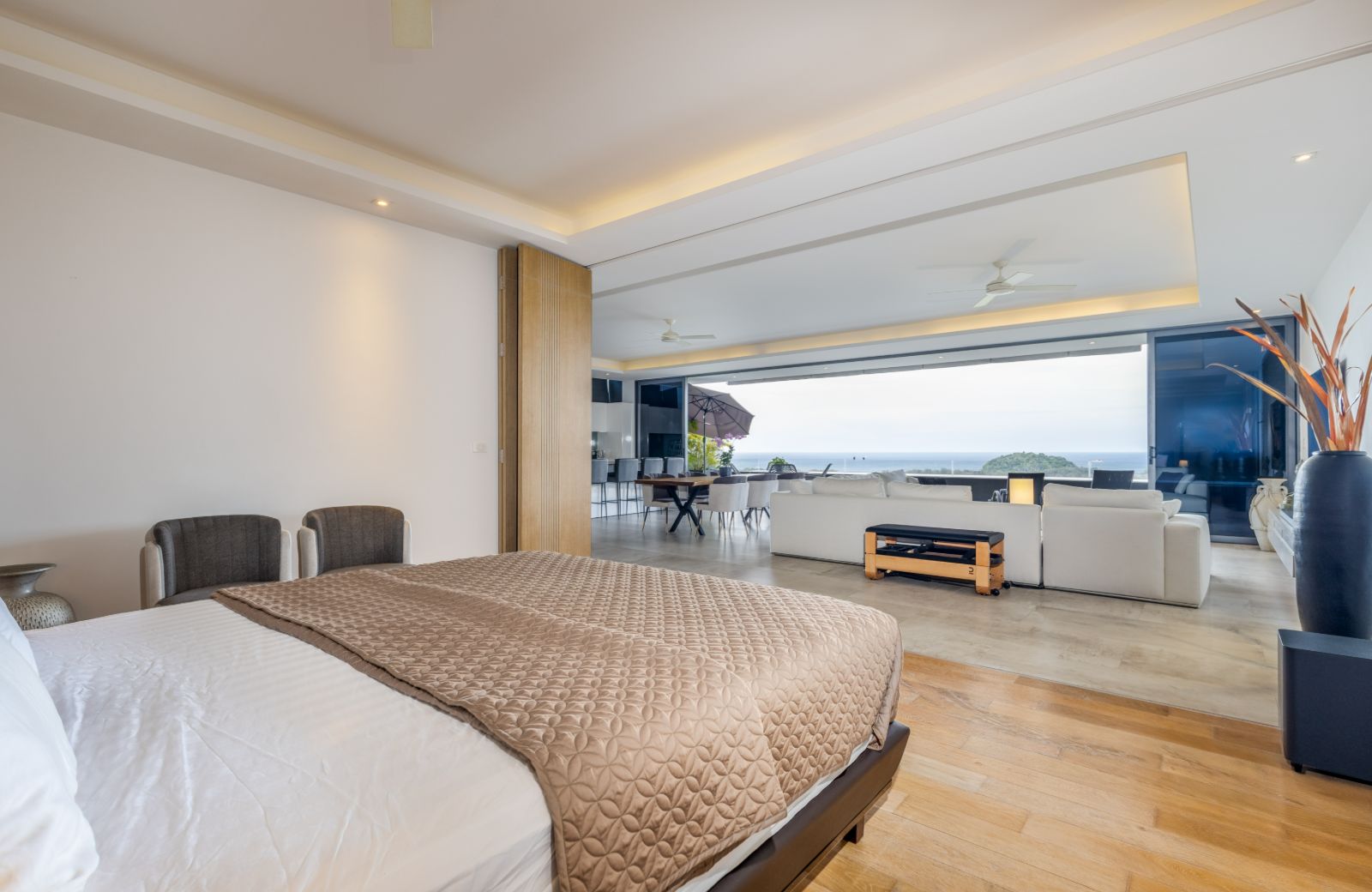 Interior view of 3 Bedroom Sea View Penthouse with Private Infinity Pool in Layan
