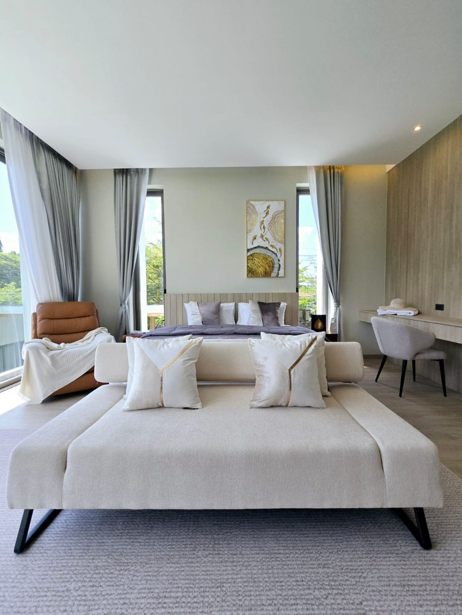 Interior view of Brand New 5 Bedroom Pool Villa for Sale in Land & House Chalong