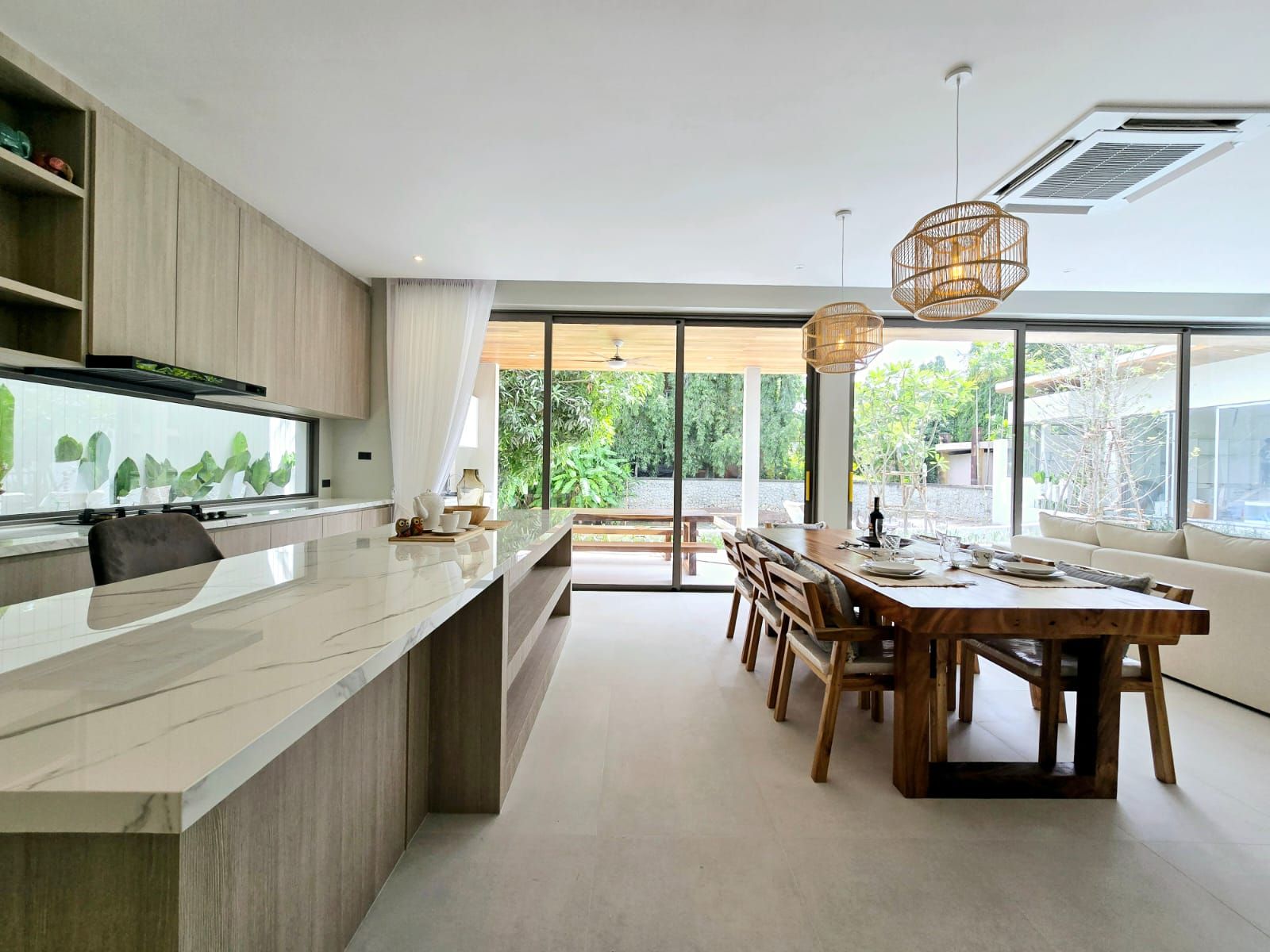 Interior view of Brand New 5 Bedroom Pool Villa for Sale in Land & House Chalong