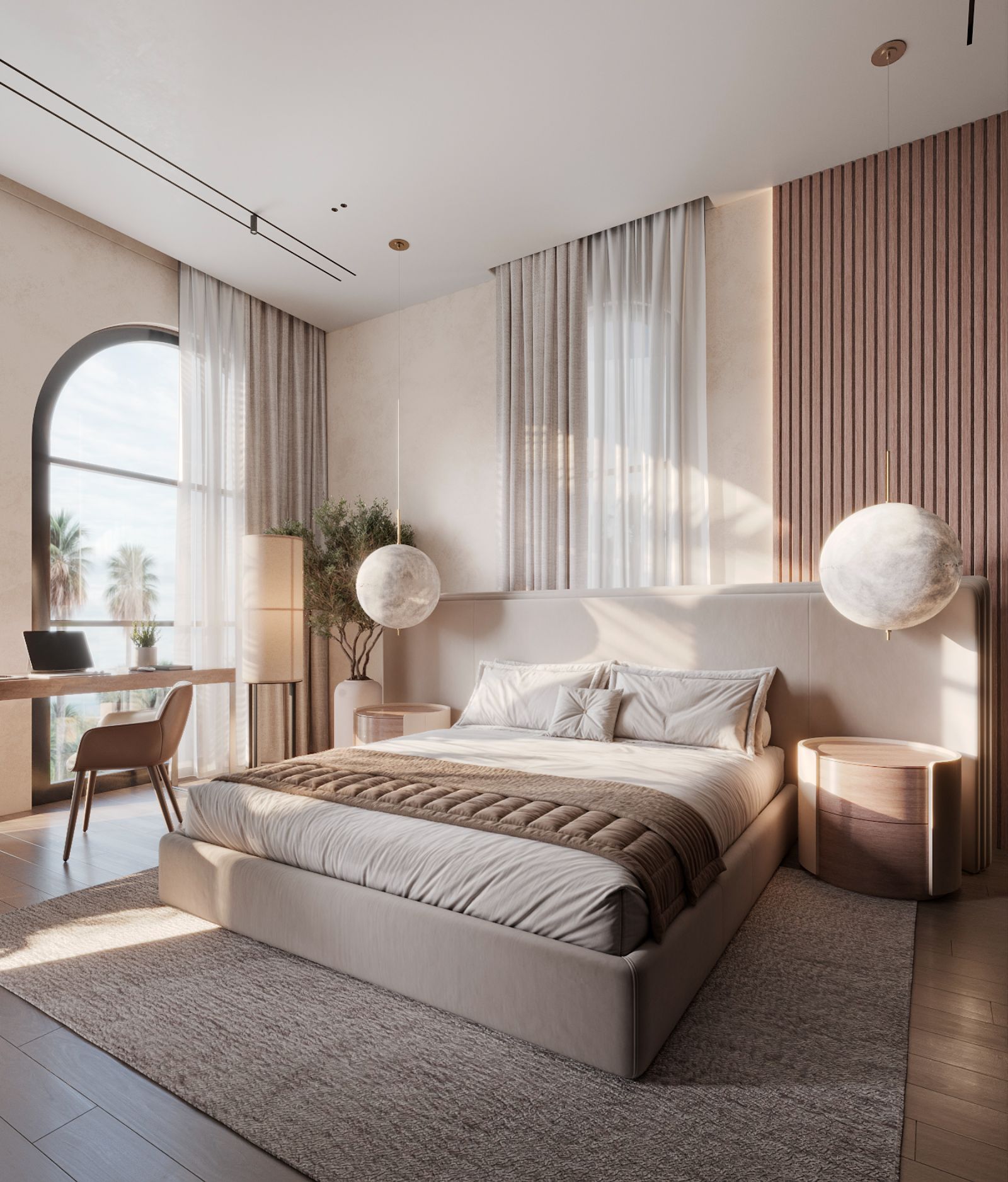 Interior view of Mediterranean Style 4 Bedroom Pool Villa at 9Nile Residences, Palai