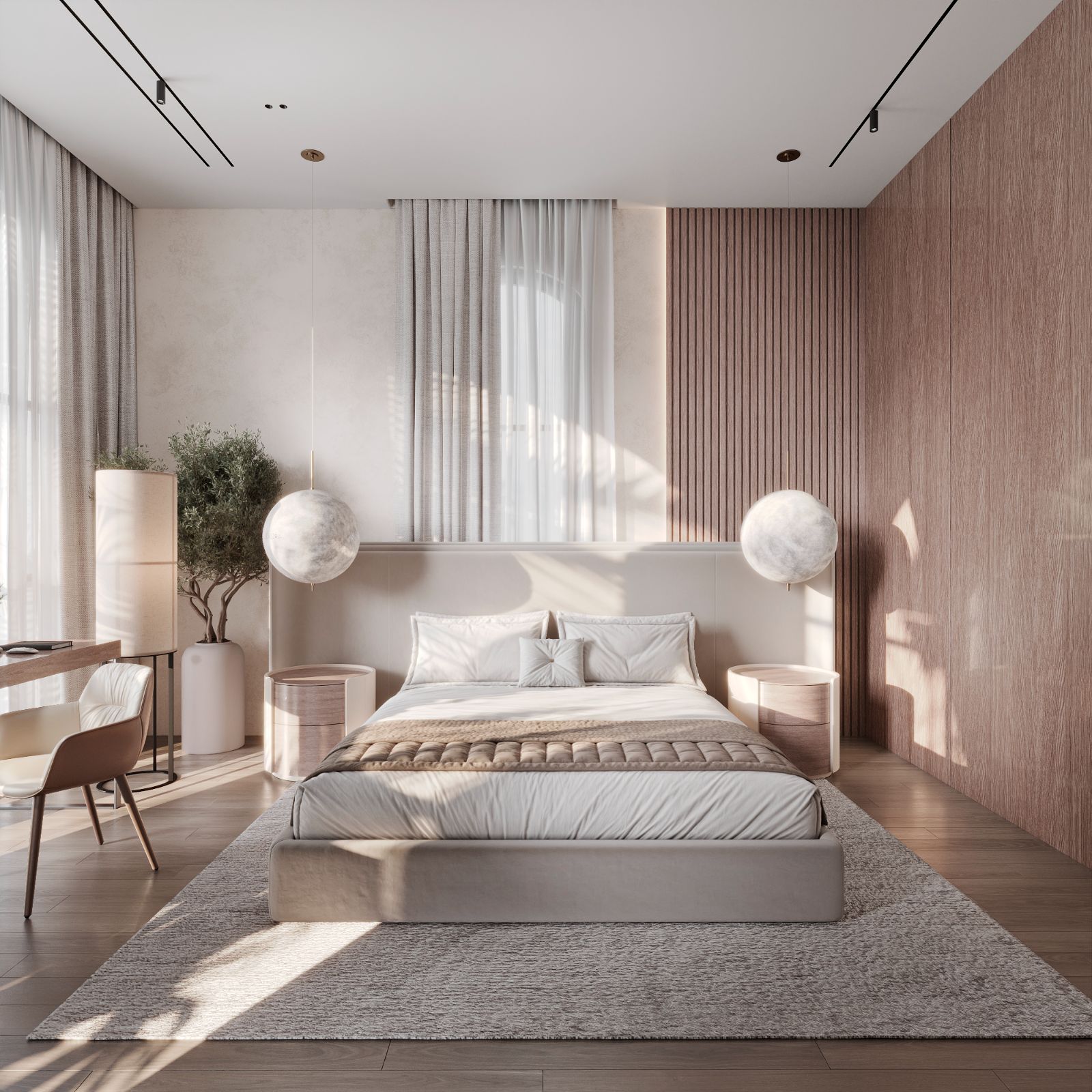 Interior view of Mediterranean Style 4 Bedroom Pool Villa at 9Nile Residences, Palai