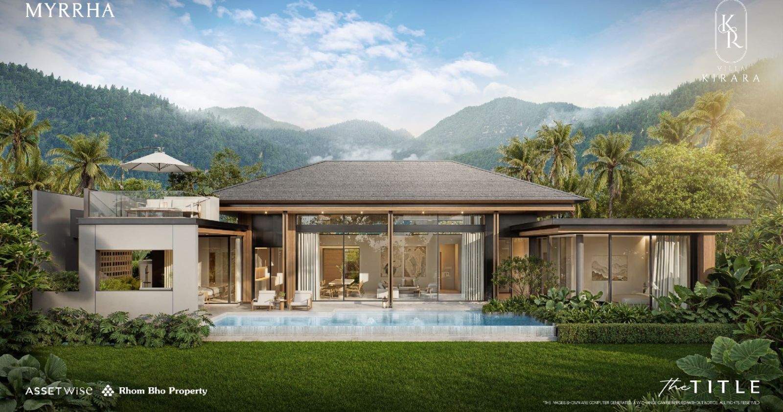 Modern 3-Bedroom Myrrha Type Villa at Kirara Villas, Phuket - Brand New Off-plan