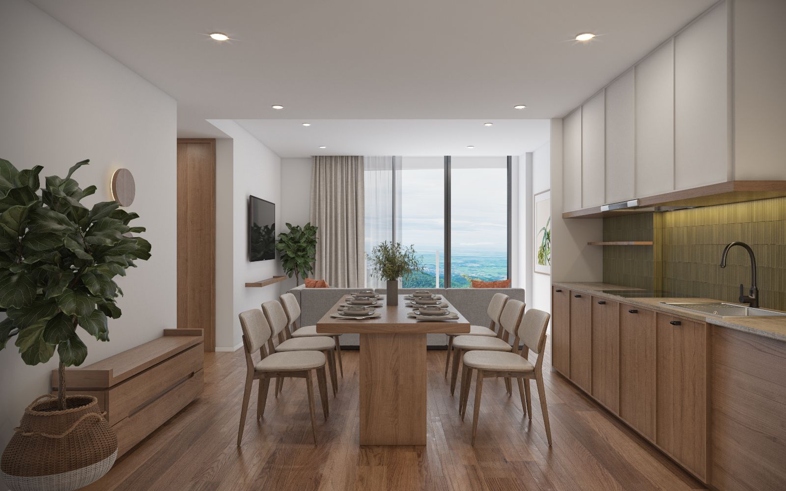 Interior view of 3 Bedroom Condo VIP Tropika, Bangtao Beach - 6% Guaranteed Rental Return for 3 Years