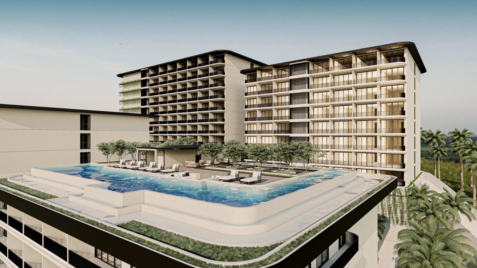 Interior view of 3 Bedroom Sea View Penthouse for Sale at Ever Prime Residences Karon - Sea View Options Available