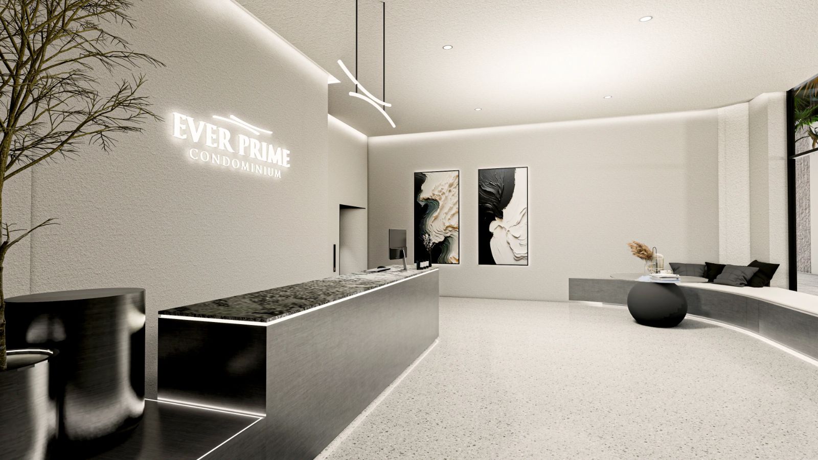 Interior view of 3 Bedroom Sea View Penthouse for Sale at Ever Prime Residences Karon - Sea View Options Available