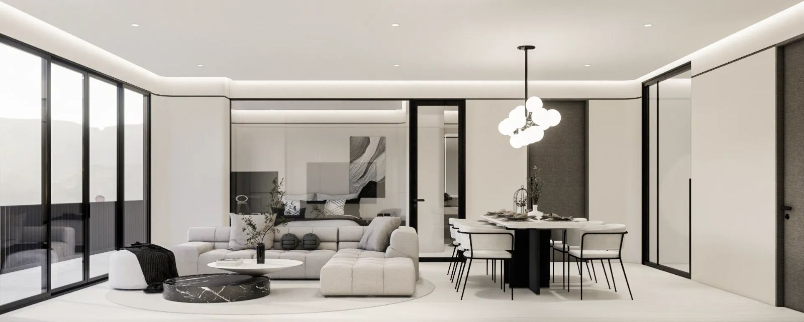 Interior view of 3 Bedroom Sea View Penthouse for Sale at Ever Prime Residences Karon - Sea View Options Available