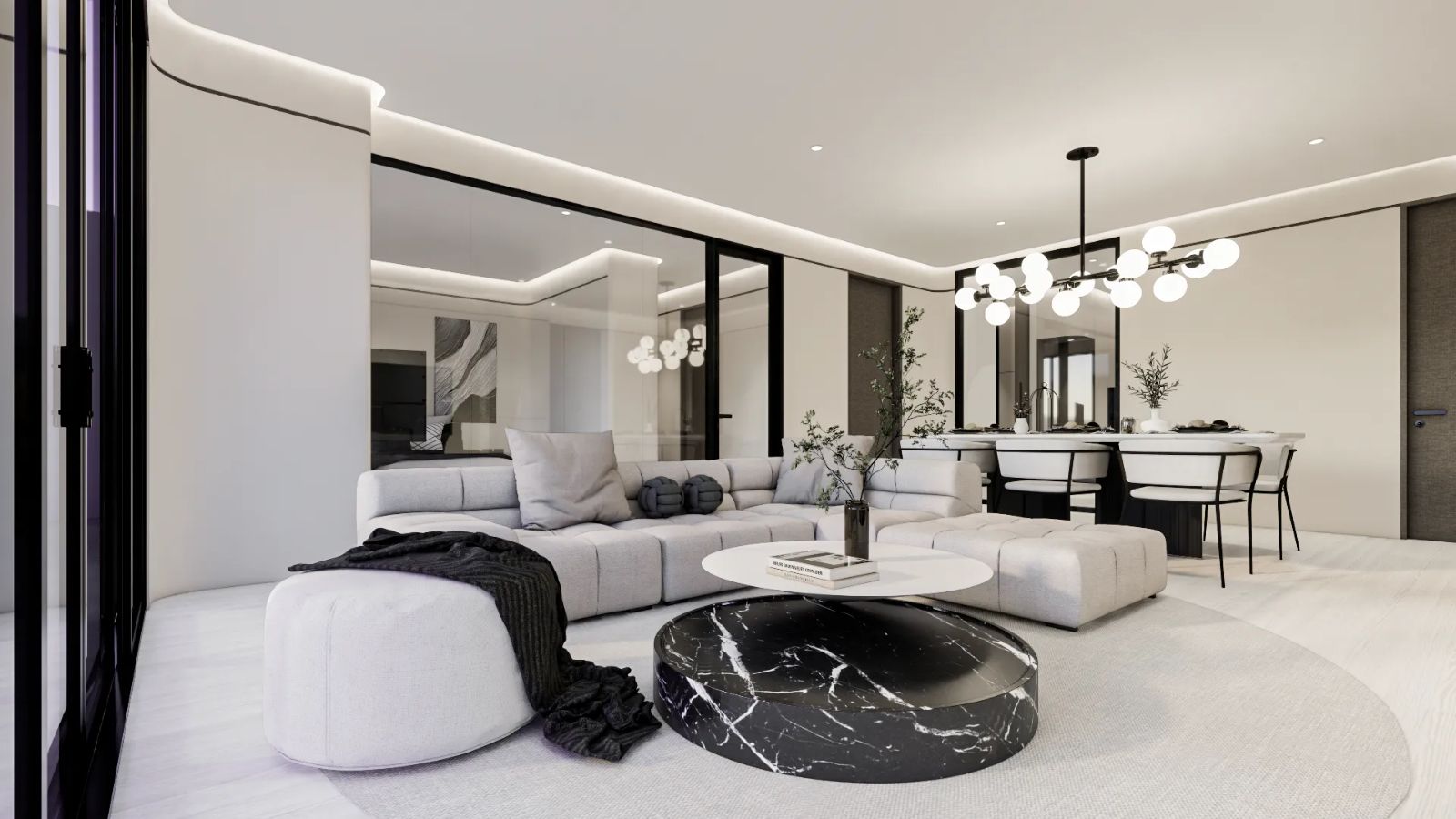 Interior view of 3 Bedroom Sea View Penthouse for Sale at Ever Prime Residences Karon - Sea View Options Available
