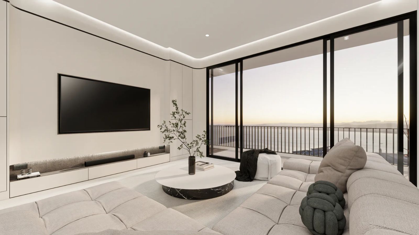 Interior view of 3 Bedroom Sea View Penthouse for Sale at Ever Prime Residences Karon - Sea View Options Available