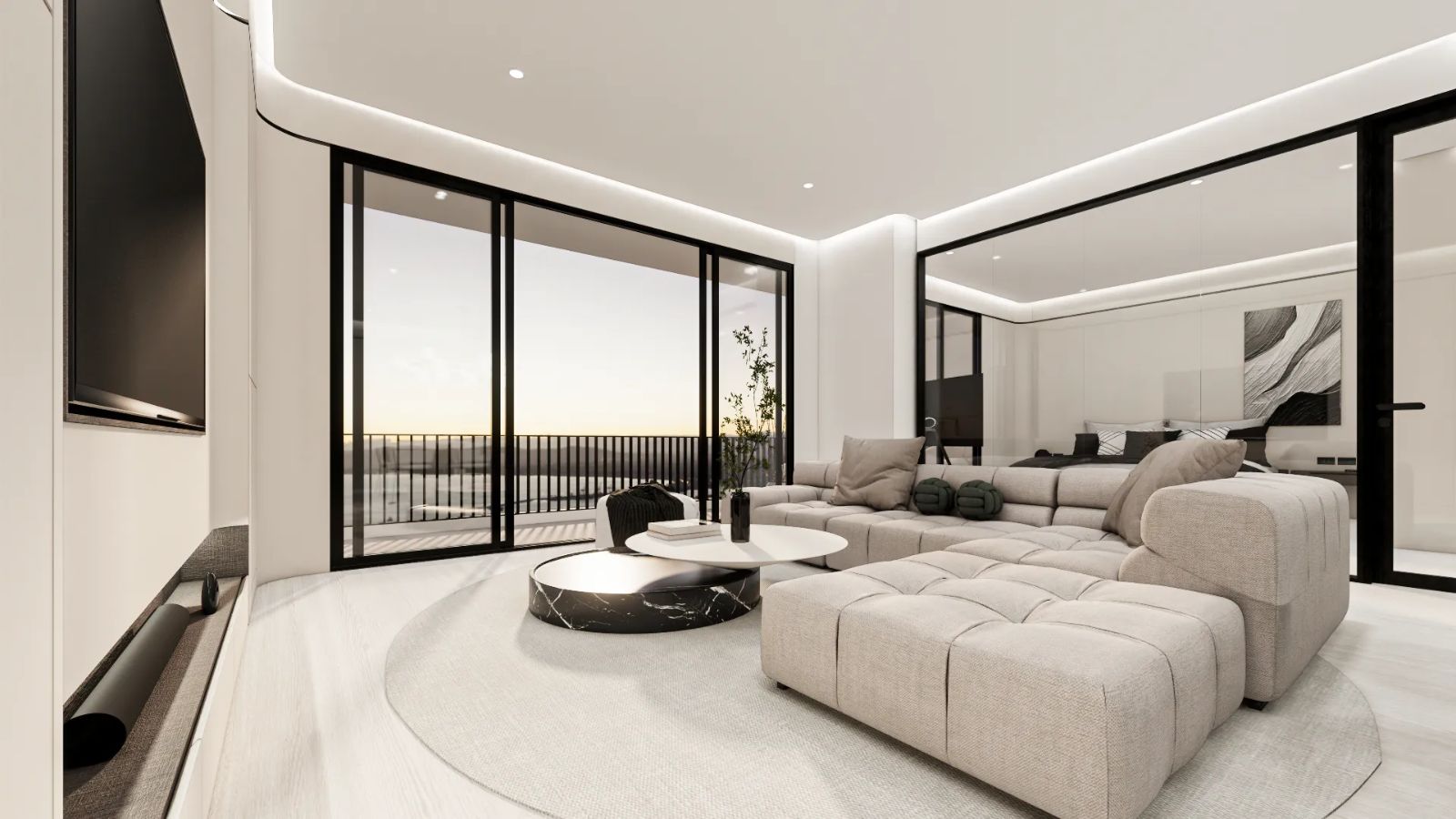 Interior view of 3 Bedroom Sea View Penthouse for Sale at Ever Prime Residences Karon - Sea View Options Available