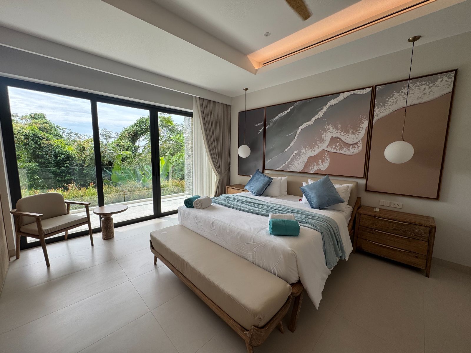 Interior view of 4 Bedroom Ocean View Luxury Mandarin Villa for Sale in Naithon Beach