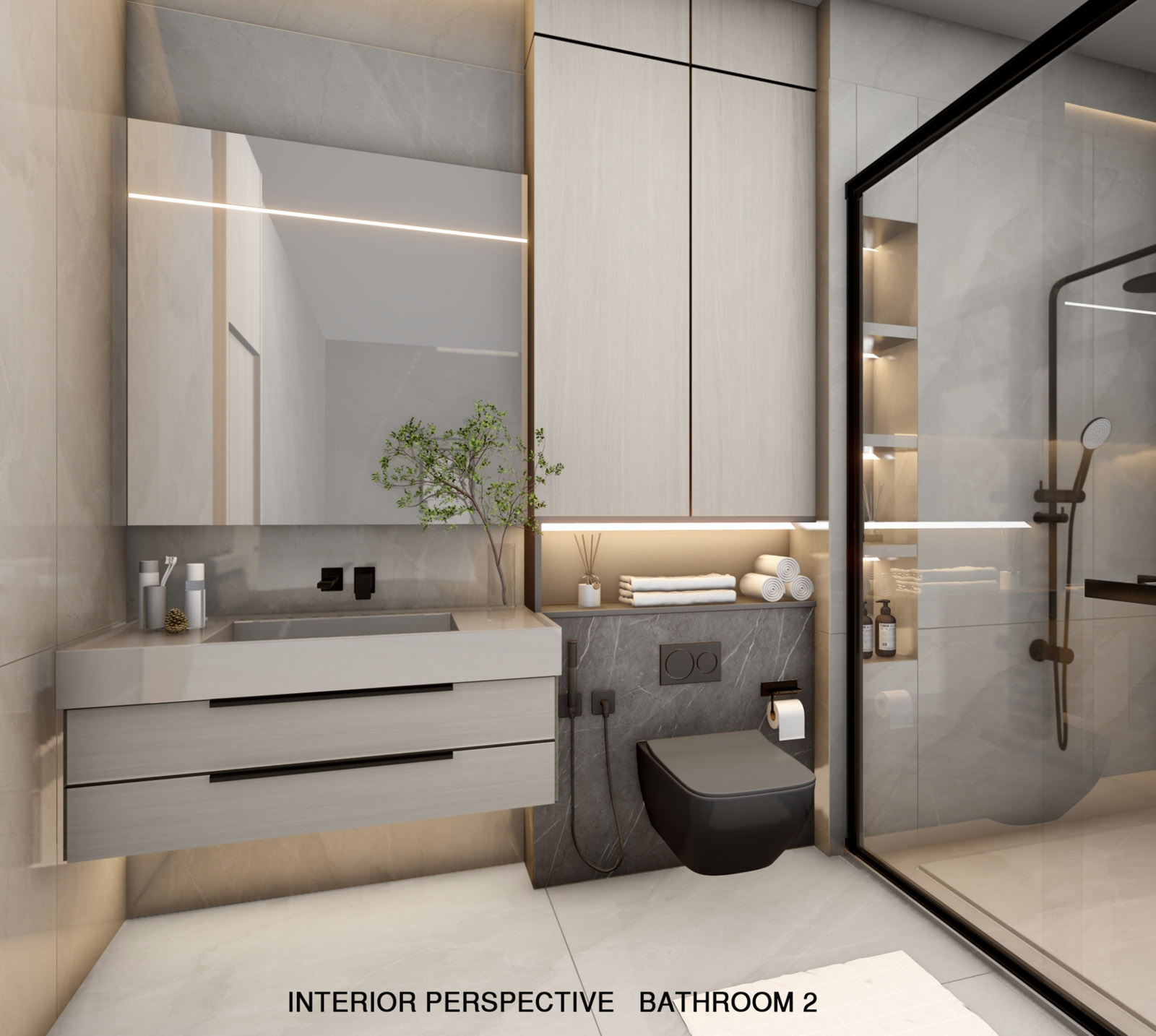 Interior view of Modern 3-Bedroom Glory Green Hills Villa for Sale in Thalang, Phuket