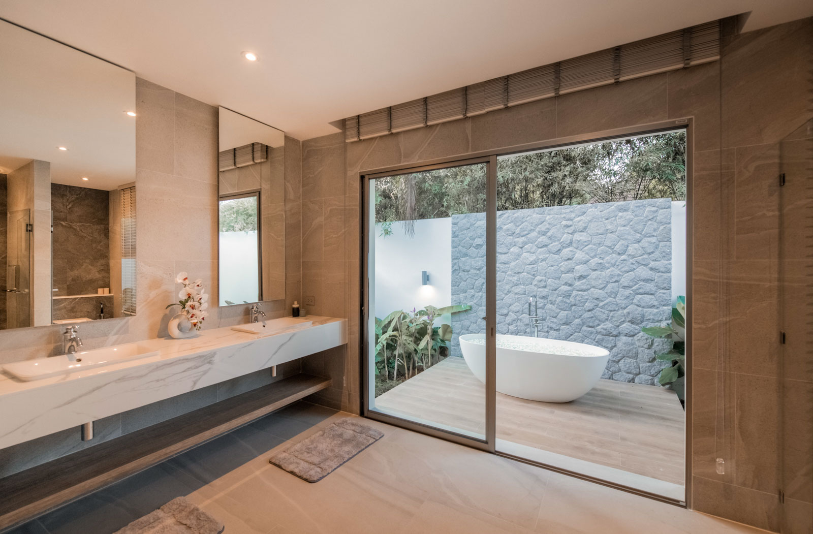 Exterior view of Villa Granara - 3+1 Bedroom Cherngtalay Villa for Sale in Gardens by Vichara