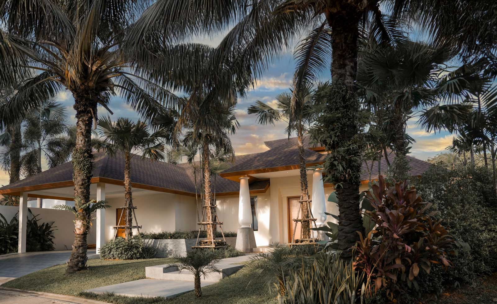 Exterior view of Villa Vana - 4+1 Bedroom Gardens by Vichara Villa for Sale