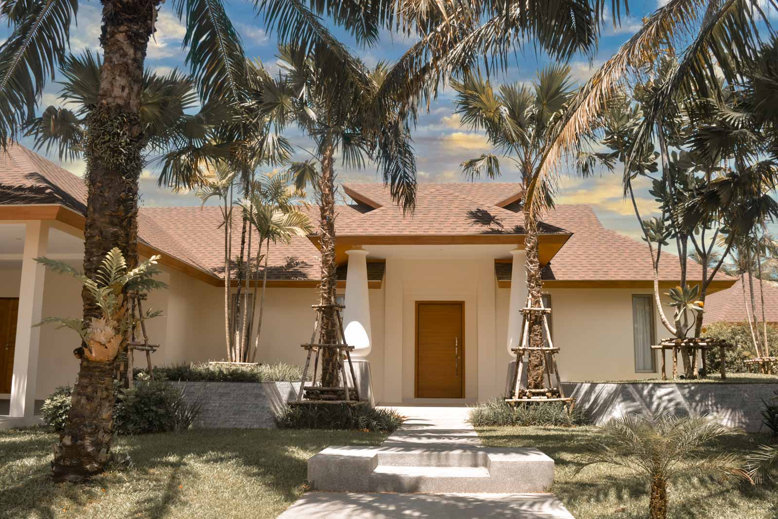 Exterior view of Villa Vana - 4+1 Bedroom Gardens by Vichara Villa for Sale