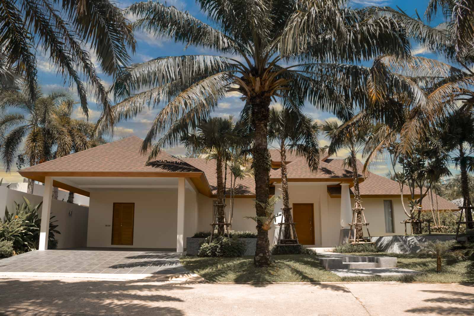 Exterior view of Villa Vana - 4+1 Bedroom Gardens by Vichara Villa for Sale