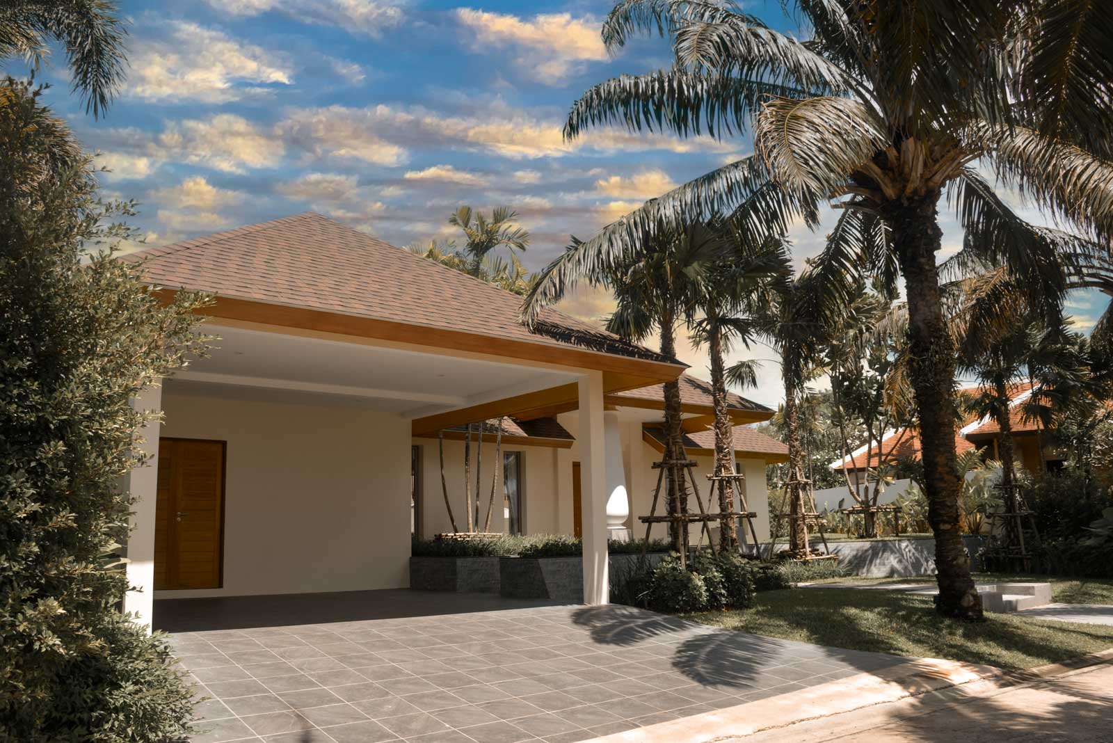 Exterior view of Villa Vana - 4+1 Bedroom Gardens by Vichara Villa for Sale