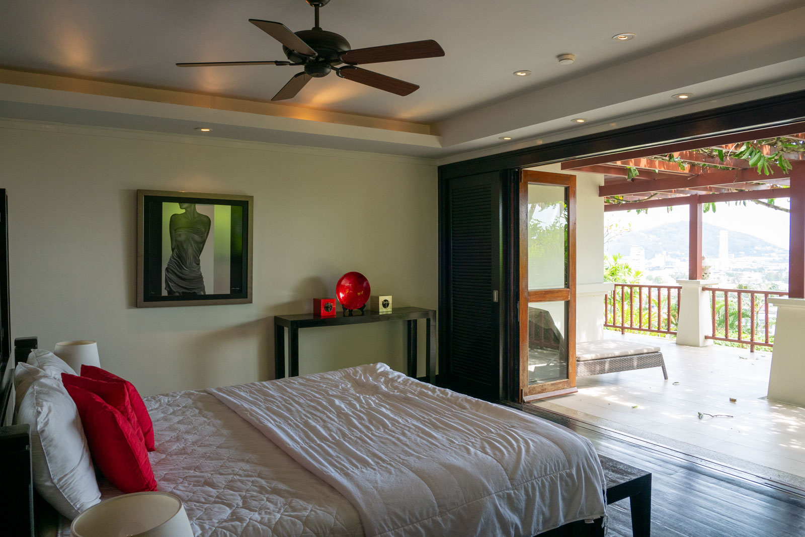 View from Iconic Hilltop 5-Bedroom Sea View Villa in L'Orchidee, Kalim - 500m from Beach