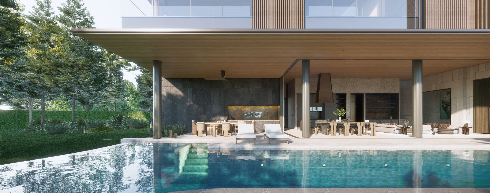 Interior view of 3 Bedroom Astonishing Mountain View Aeris Type Anann Villas at Mira Valley