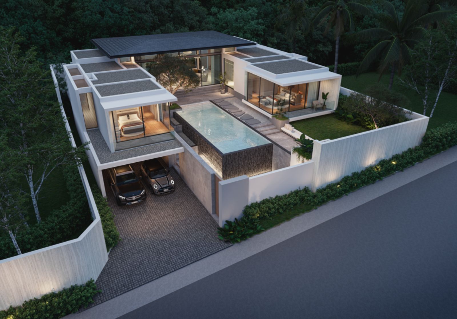 Brand New 4 Bedroom Bliss Type Villas for Sale at Amber Chamber, Phuket