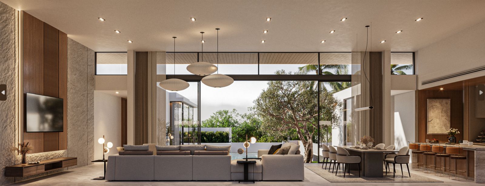 Interior view of Brand New 4 Bedroom Bliss Type Villas for Sale at Amber Chamber, Phuket