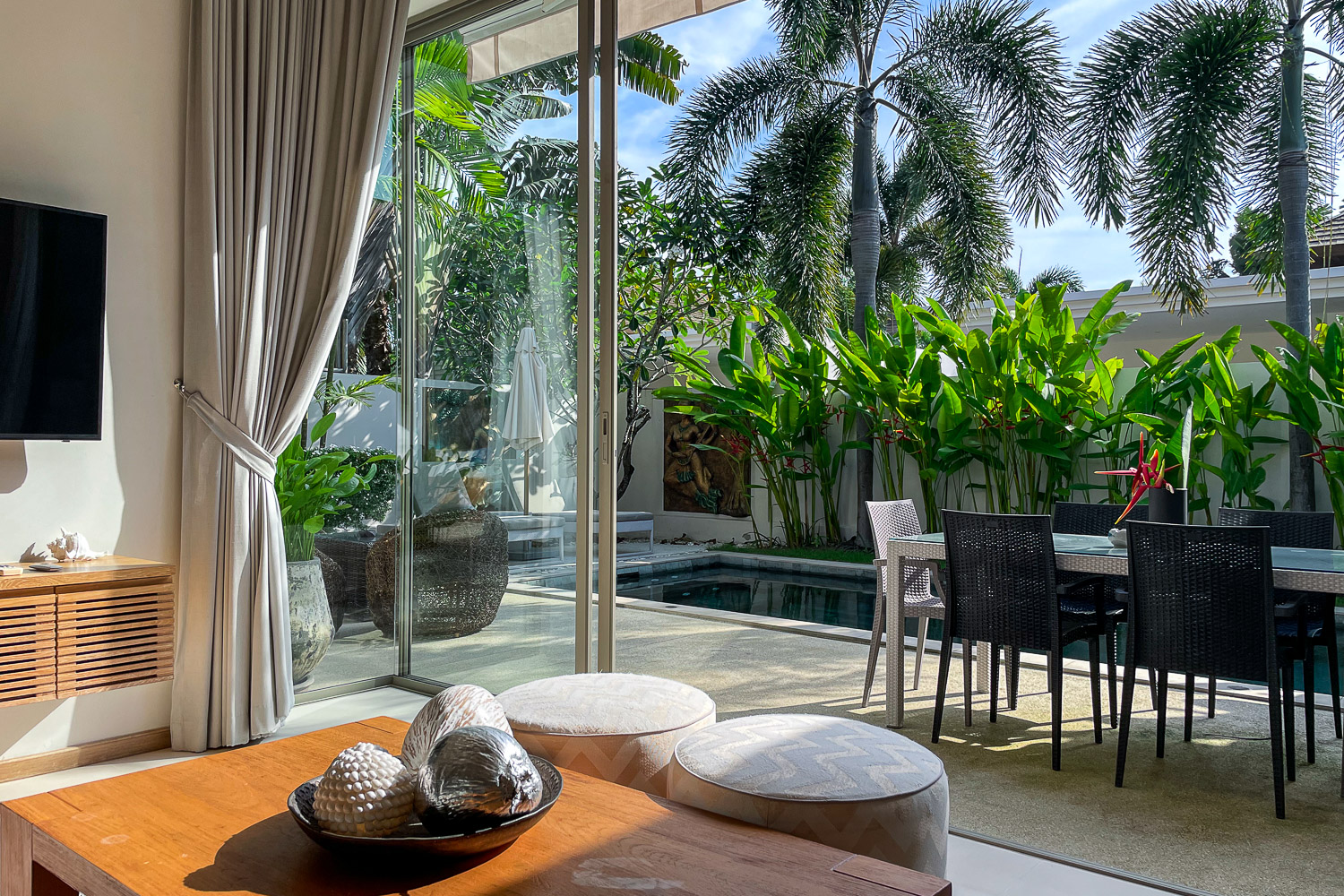 Interior view of Luxury 3-Bedroom Pool Villa in Trichada Cherngtalay: Near Boat Avenue & Beaches