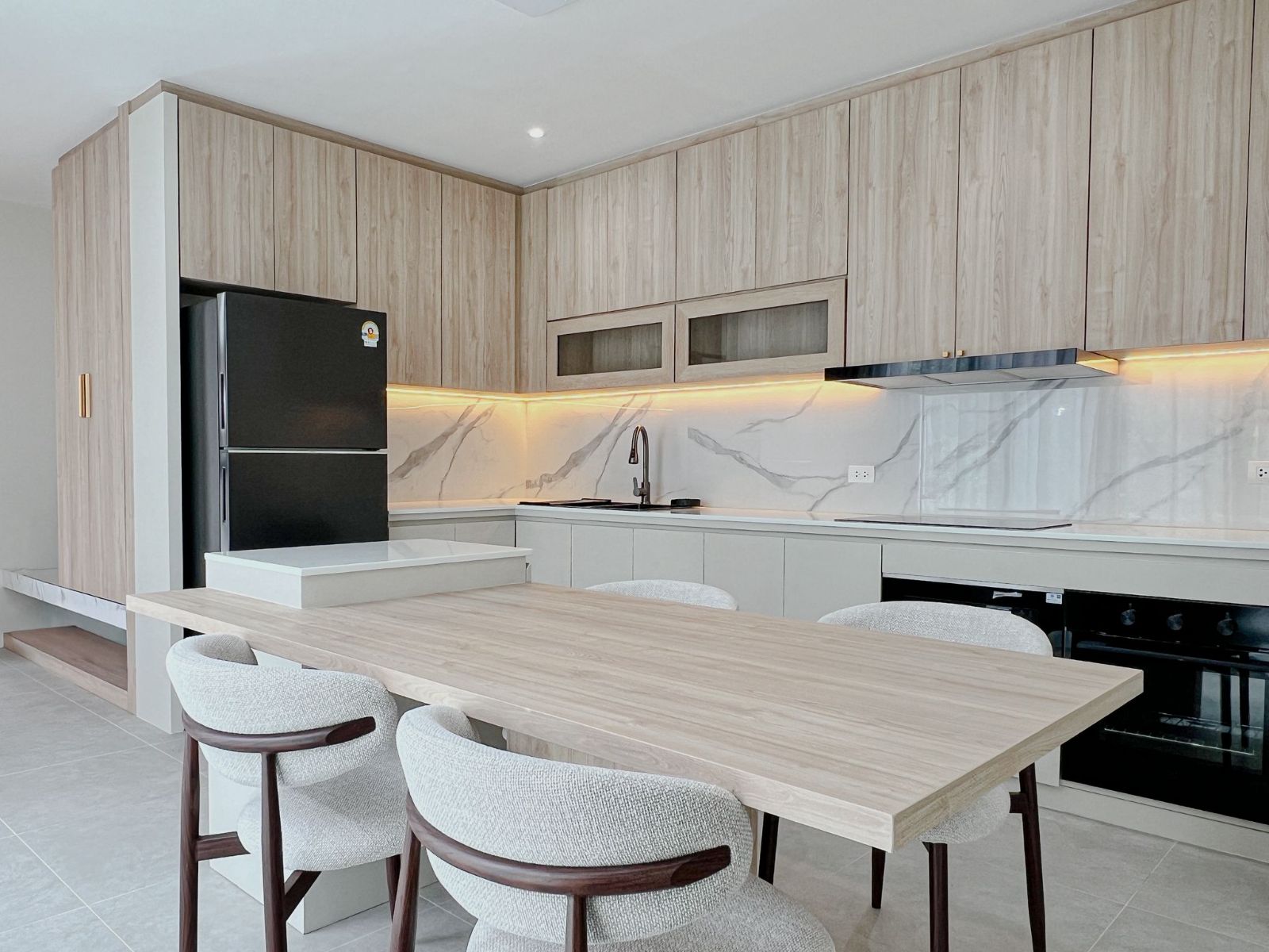Interior view of 3 Bedroom Brand New Pool Villa for Sale Near Phuket Fitness Street