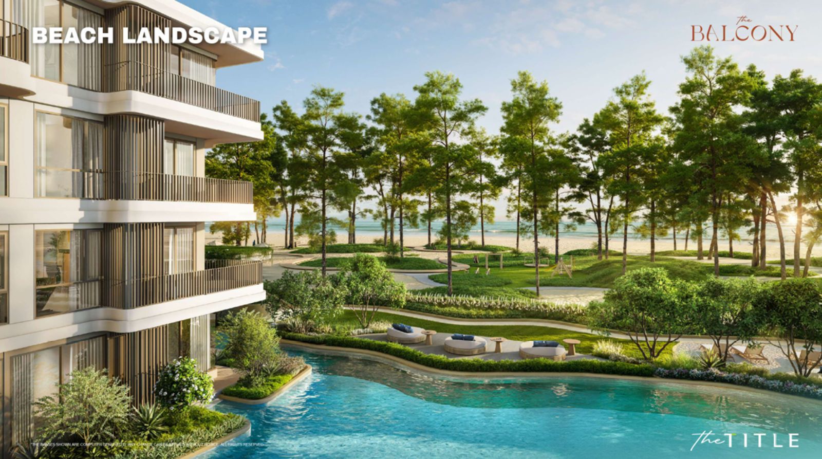 Interior view of 1 Bedroom Absolute Beachfront Condo for Sale at Title Balcony Naiyang