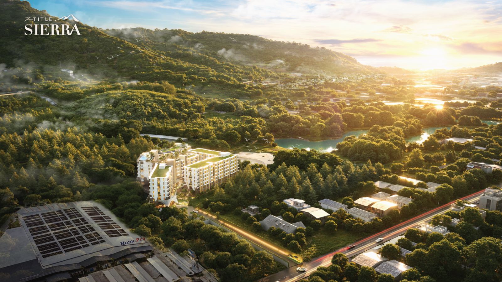 Interior view of Modern 1 Bedroom Title Sierra Condo for Sale, Bangtao Beach