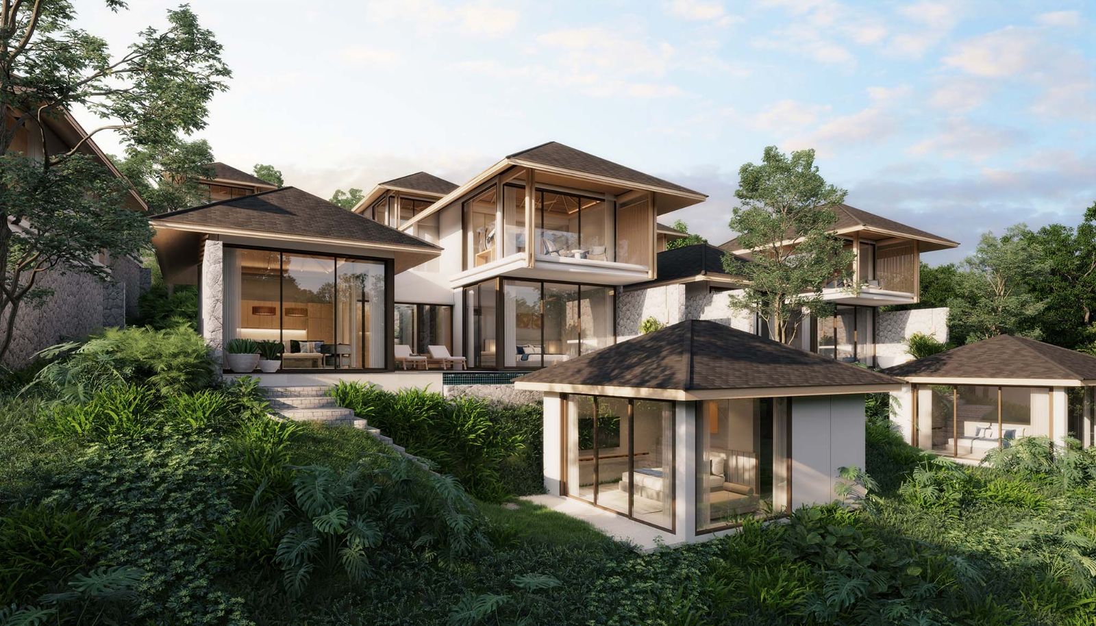 Interior view of 2 Bedroom Modern Japandi Villa for Sale at Kahli Hillside