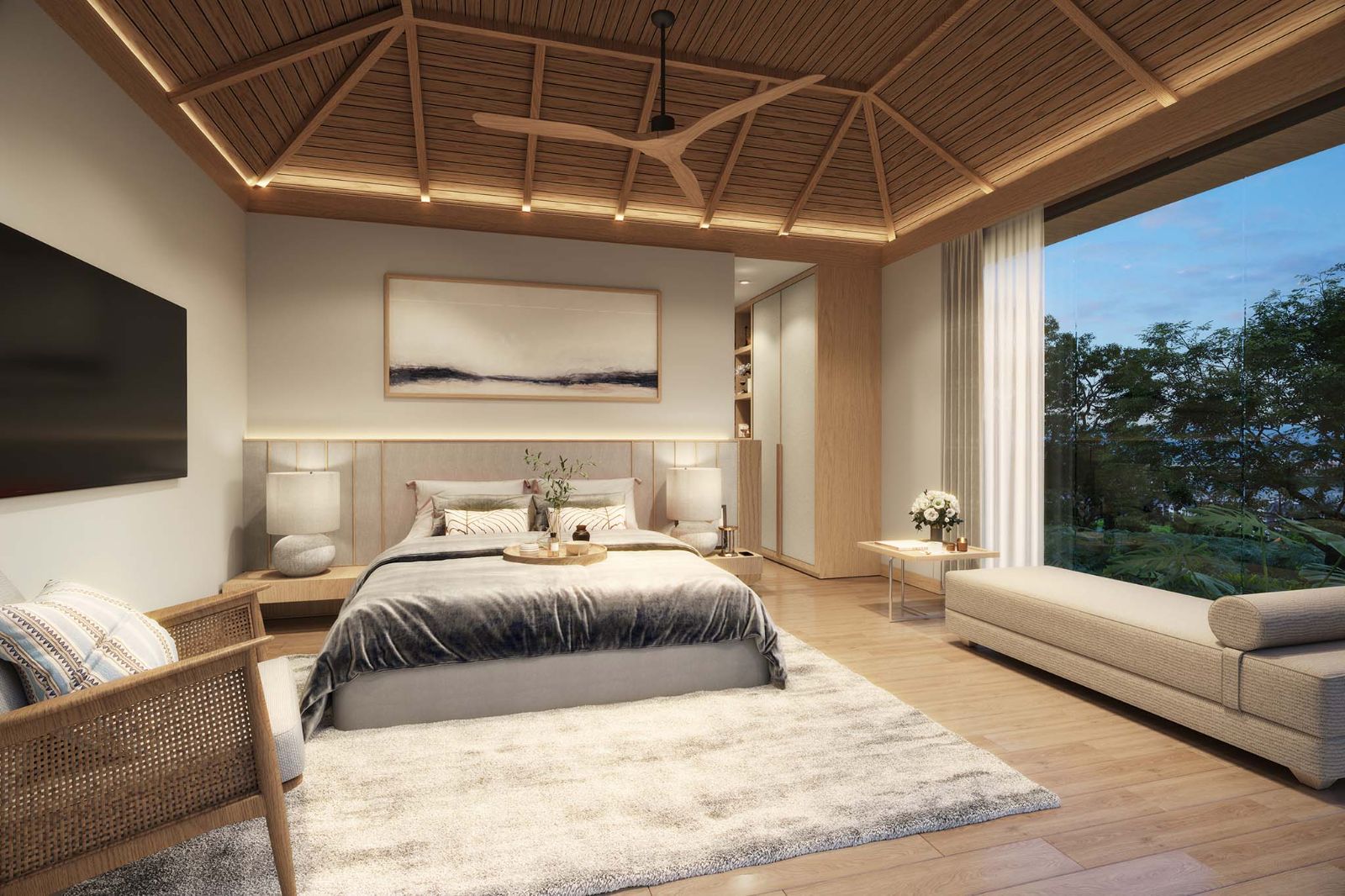 Interior view of 2 Bedroom Modern Japandi Villa for Sale at Kahli Hillside