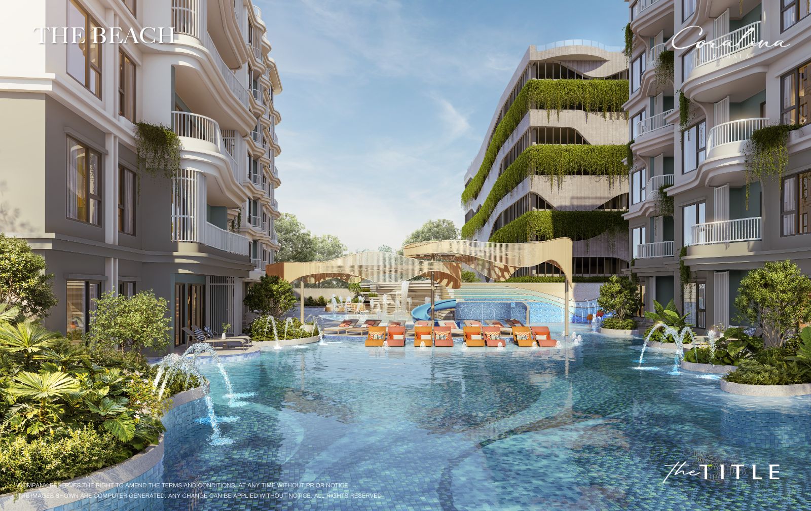 Interior view of 2 Bedroom Walking Distance to the Beach Condo for Sale at Title Coralina, Kamala