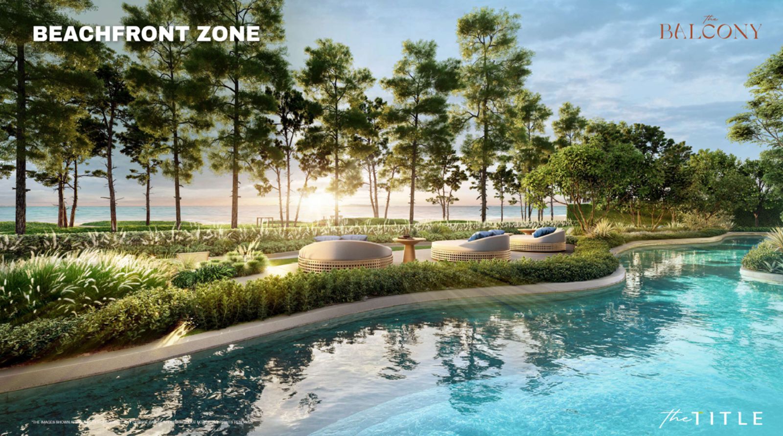 Interior view of 3 Bedroom Absolute Beachfront Penthouse for Sale at Title Balcony Naiyang