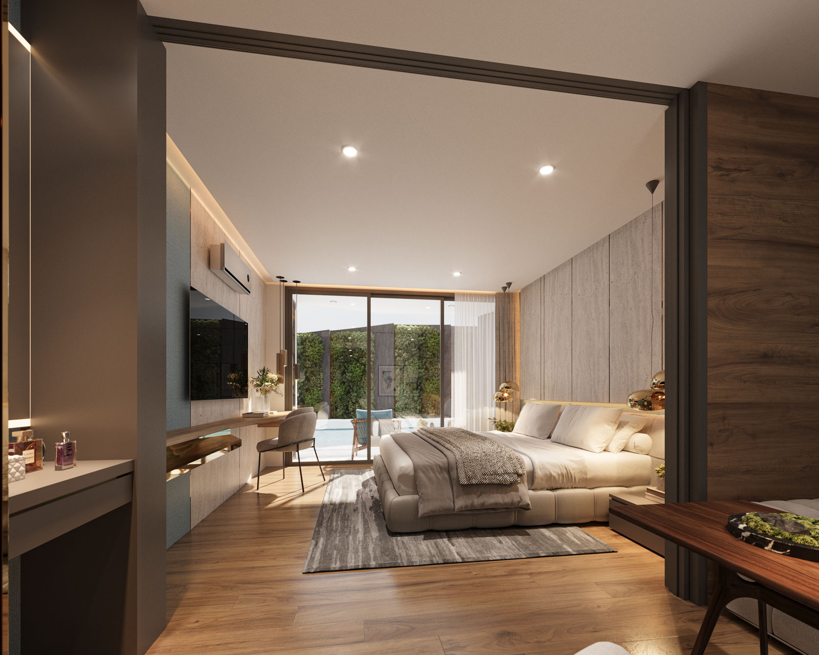 Interior view of Ashiyana Heights 1-Bedroom Pool Access Kata Beach Condo