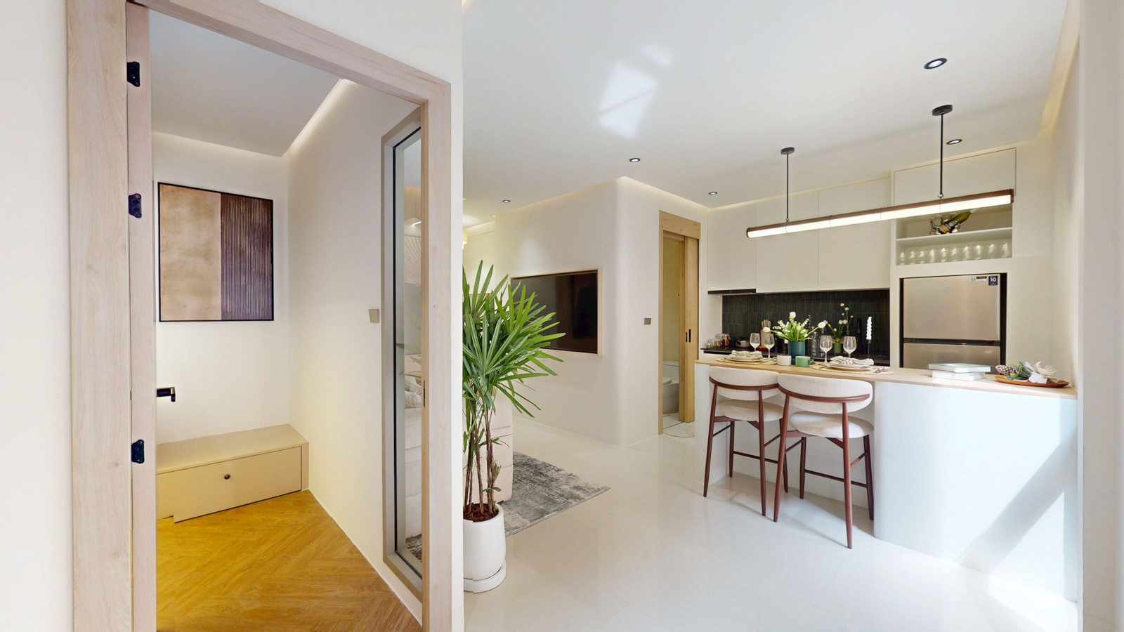 Interior view of 2-Bedroom Phuket Hotel Investment Residence - The Trees Residence Bangtao Beach