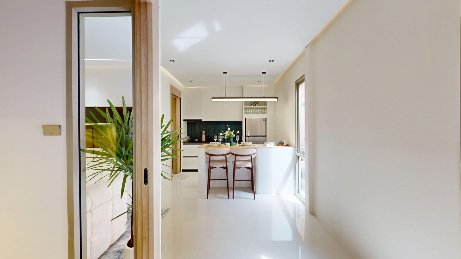 Interior view of 2-Bedroom Phuket Hotel Investment Residence - The Trees Residence Bangtao Beach