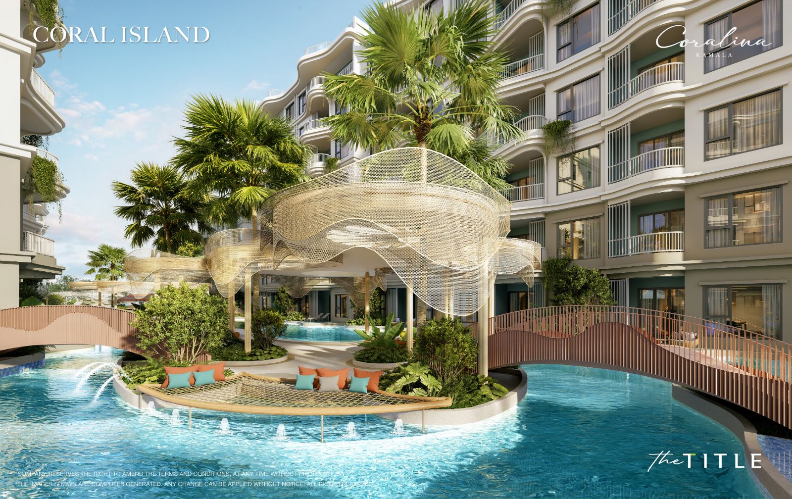 Interior view of Large 1 Bedroom Contemporary Condo for Sale at Title Coralina, Kamala